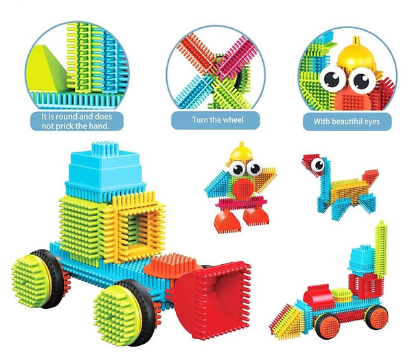 Фото - Пластиковый конструктор Picasso Tiles HEDGEHOG BUILDING BLOCKS SET 112 деталей (22631)