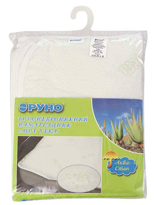 Фото - Наматрасник Руно водонепроницаемый 80х200 (817Aloe Vera)