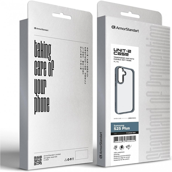 Фото - Чохол для смартфону Armorstandart UNIT2 for Samsung S25 Plus Titanium Grey (ARM81841)