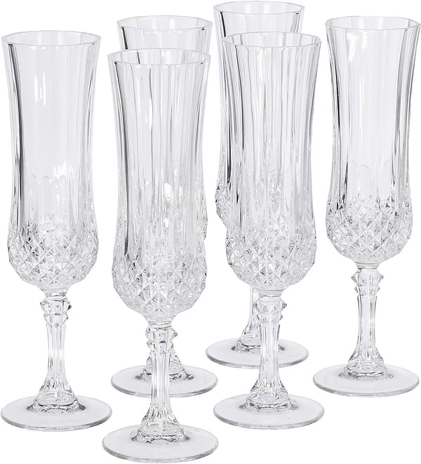 Фото - Набір келихів Eclat Longchamp 6х140 мл для шампанского (L7553)