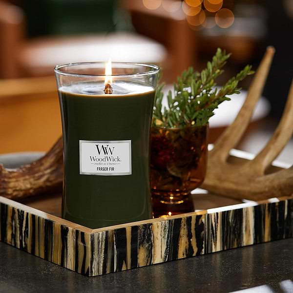 Фото - Свічка скло Woodwick Large Frasier Fir (Ялиця Фразера) 609г (93175E)