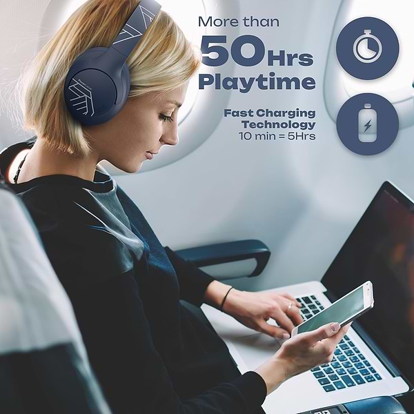 Фото - Наушники полноразмерные беспроводные PowerLocus P3 Blue (pwl-p3-blue)