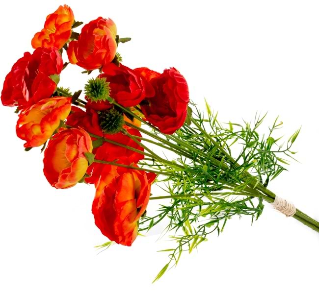 Штучний букет Lefard Маки 60 см в асортименті (820-018)