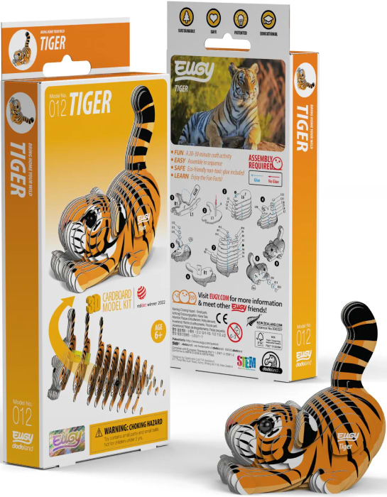 Фото - 3D пазли EUGY Зоопарк: Тигр (XEG-012)