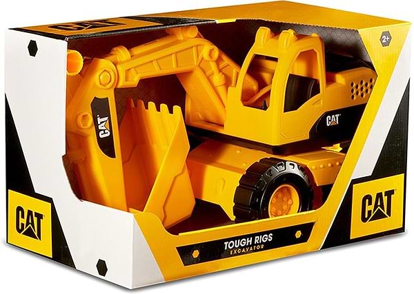 Фото - Наземная строительная техника Funrise "Тяжелая техника" CAT Экскаватор, 38 см (82035)