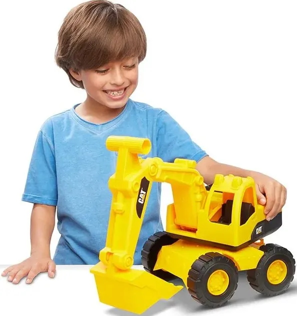 Фото - Наземная строительная техника Funrise "Тяжелая техника" CAT Экскаватор, 38 см (82035)