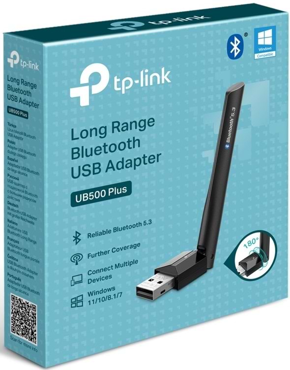 Фото - Адаптер мережі Bluetooth USB TP-Link UB500 Plus