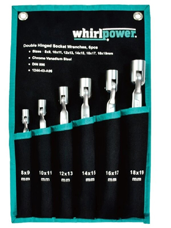 Набір ключів Whirlpower карданних 8-22 мм 7 пр. чохол (1244-43-B07)