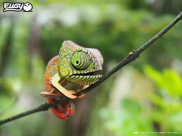 Фото - 3D пазли EUGY Зоопарк: Хамелеон (XEG-075)