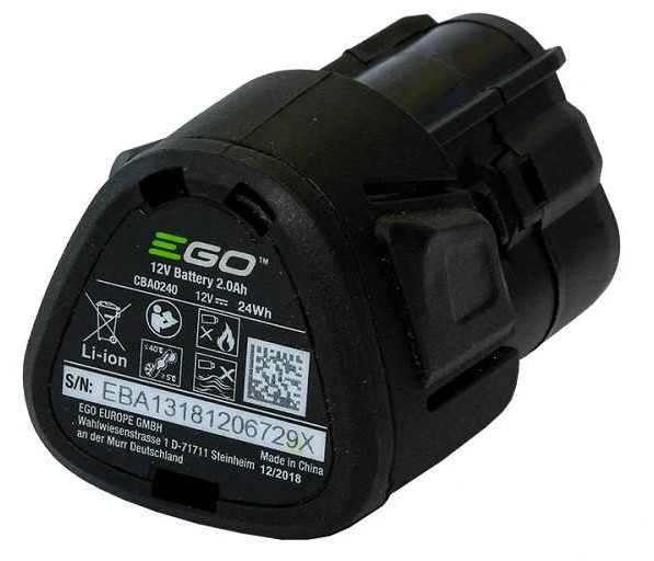 Аккумулятор для электроинструментов Ego 12В CBA0240 for CHT2001E (0400123002)