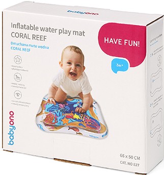 Фото - Розвиваючий килимок BabyOno водяний ''Коралові рифи'' 66 см x 50 см (827)