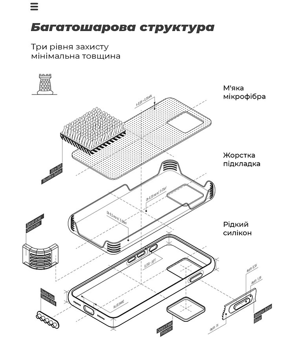 Фото - Чохол для смартфону Armorstandart ICON for Xiaomi Poco X7 Pro Camera cover Black (ARM82741)