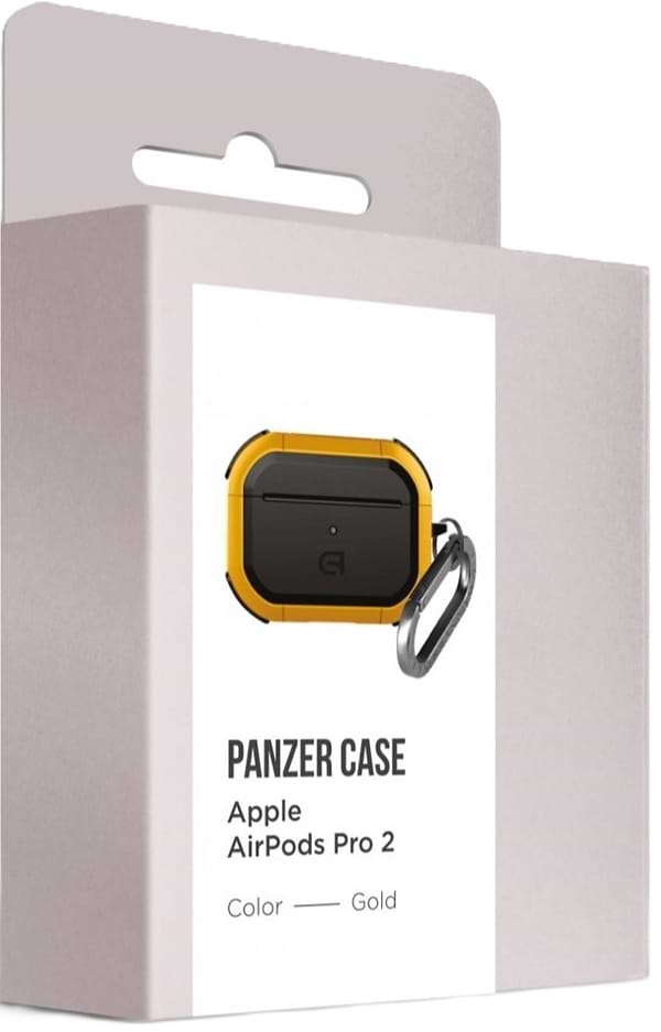 Фото - Уценка - Чехол для наушников Armorstandart Panzer for Apple Airpods Pro 2 Gold (ARM82752)