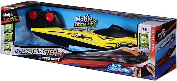 Фото - Радиоуправляемый катер Maisto Tech "Hydro Blaster Speed Boat" (82763 yellow)