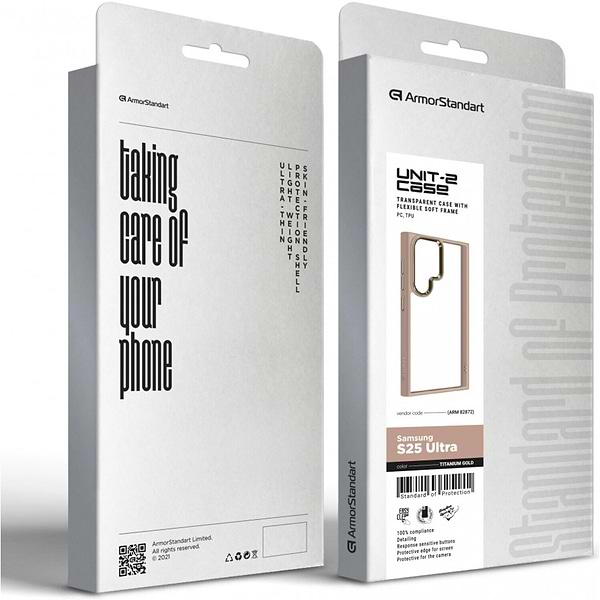 Фото - Чохол для смартфону Armorstandart UNIT2 for Samsung S25 Ultra Titanium Gold (ARM82872)