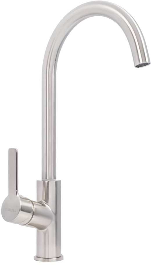 Смеситель кухонный VALESO NES-VD7 нержавеющая сталь