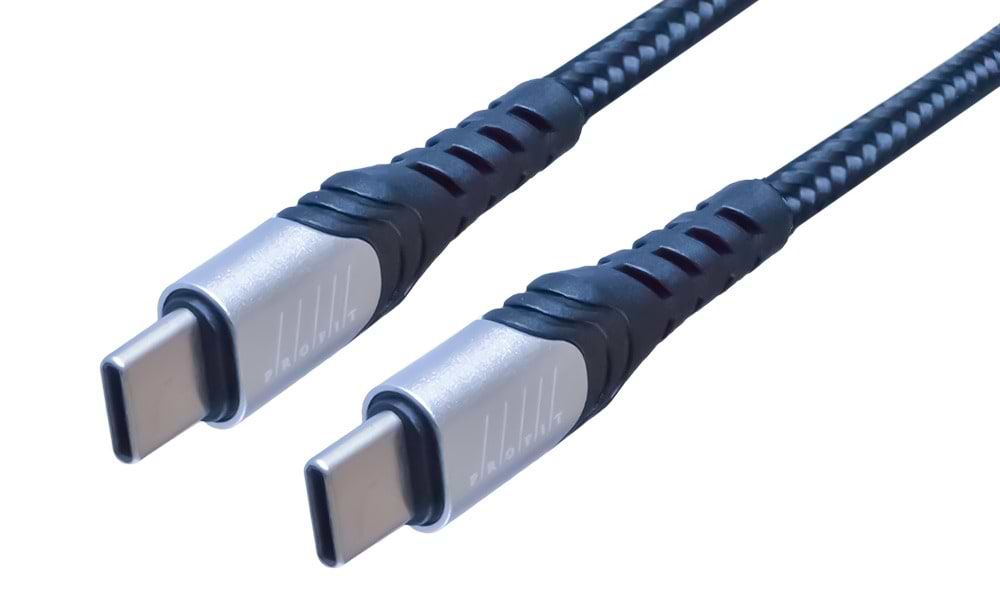 Кабель синхронізації даних Profit QY-26 1M TPC to TPC  Black&Silver (000001659)