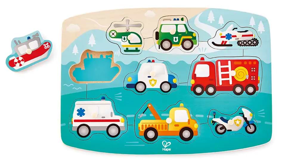 Сортер Hape Спеціальний транспорт (E1406)