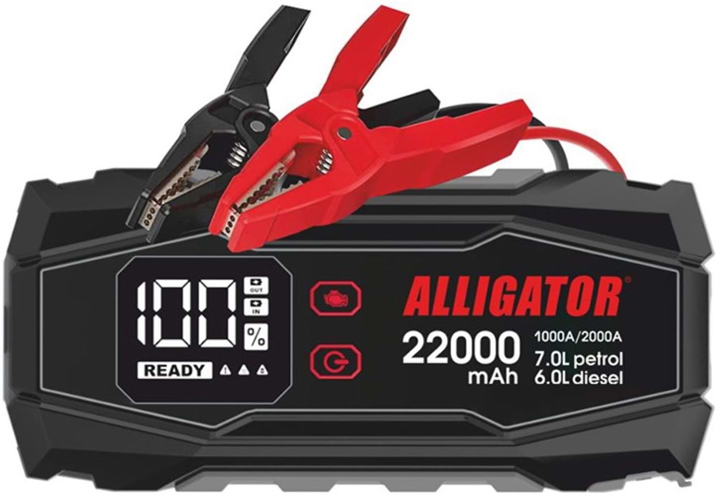 Пускозарядное устройство ALLIGATOR 1000A/2000A 22000mAh (JS845)
