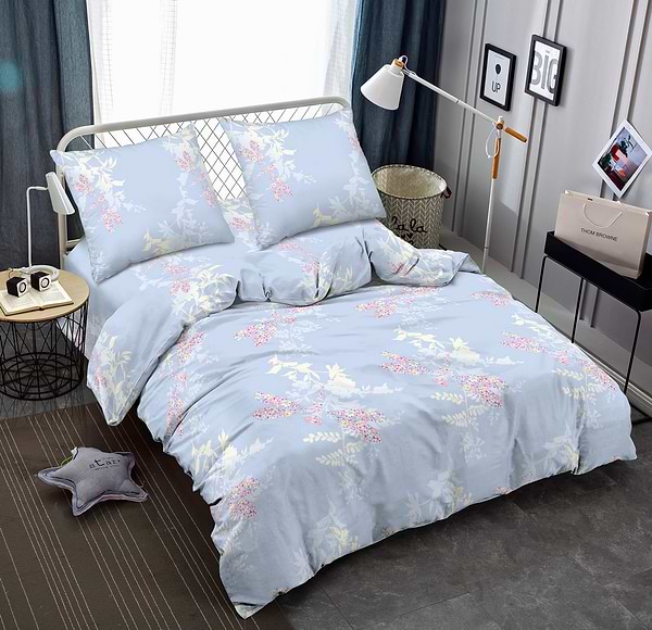 Фото - Комплект постільної білизни Zastelli JH5915-11 Бабка жатка 175х210 Блакитний (20944)