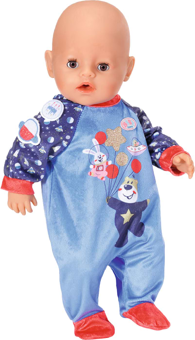 Фото - Одежда и аксессуары для куклы Baby Born серии День Рождения - Праздничный Комбинезон (на 43 см, синий) (831090-2)