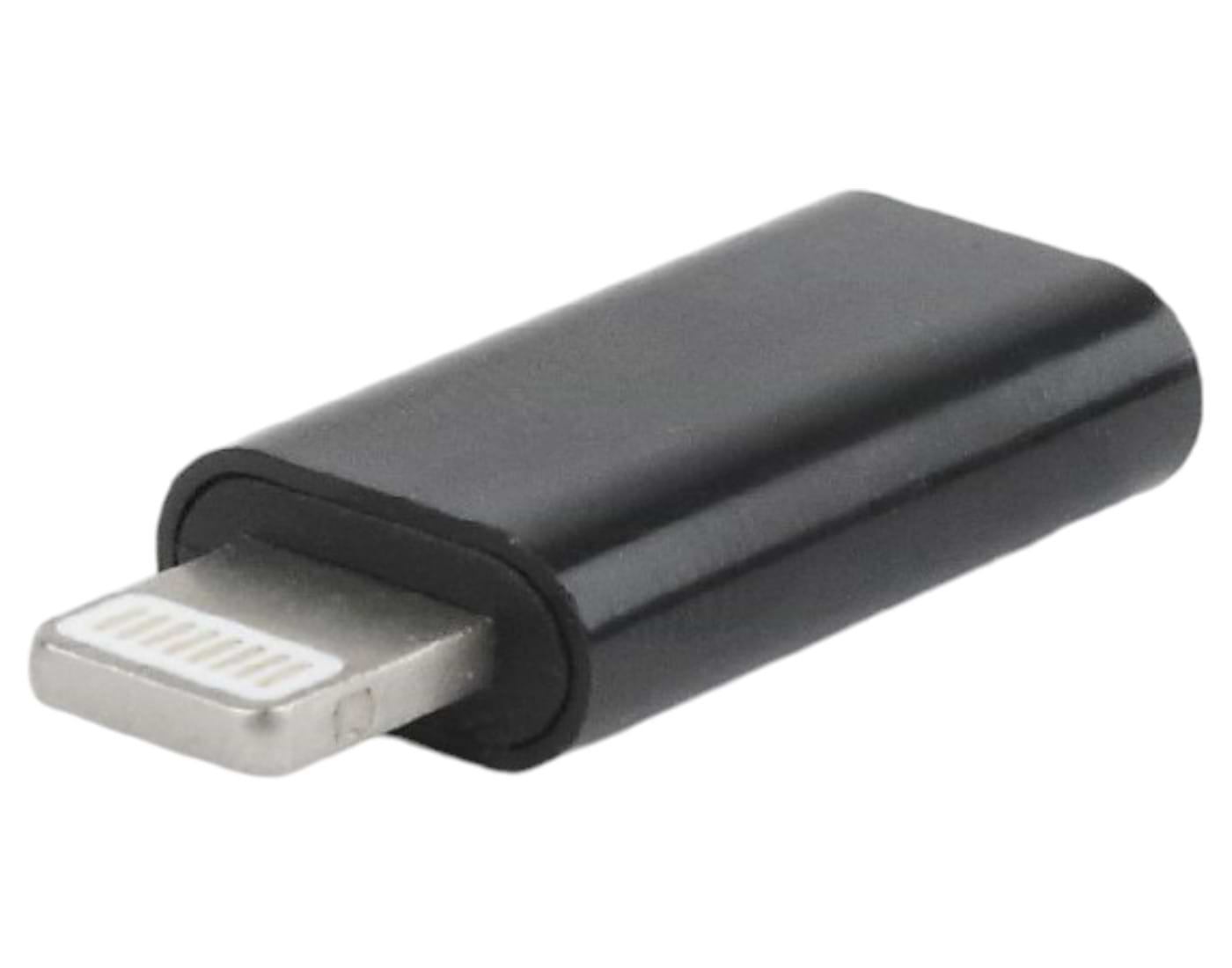 Адаптер Cablexpert USB Type-C - Lightning (F/M) Black (A-USB-CF8PM-01)