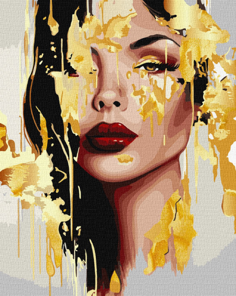 Картина за номерами Ideyka "Неземна краса з фарбами металік extra" 40х50см (KHO8313)