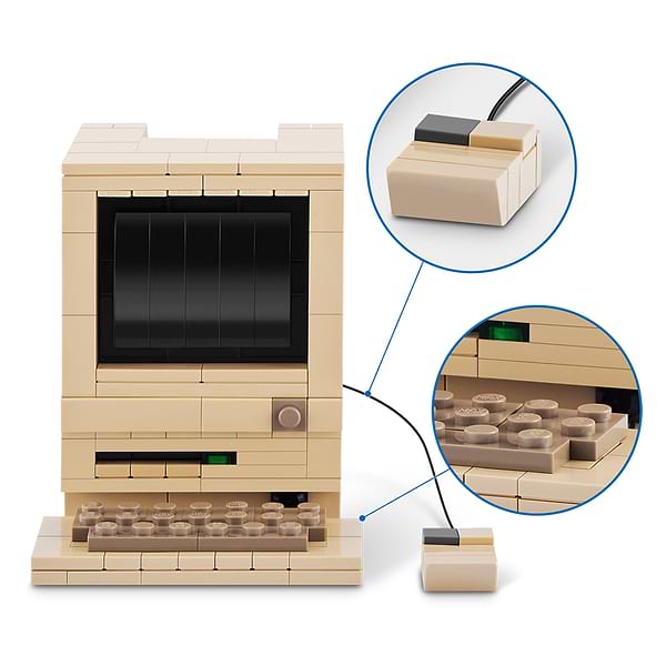 Фото - Пластиковий конструктор ZURU в капсулі MAX серії Retro S1 - КОМП'ЮТЕР МАКІНТОШ (83185AGQ8)