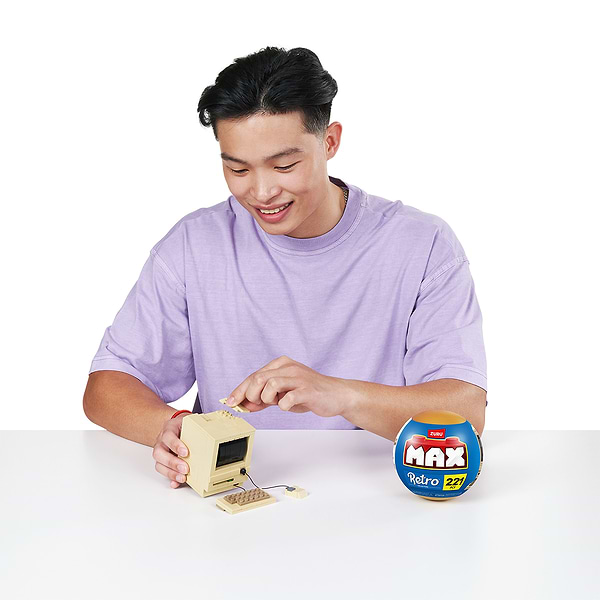 Фото - Пластиковий конструктор ZURU в капсулі MAX серії Retro S1 - КОМП'ЮТЕР МАКІНТОШ (83185AGQ8)