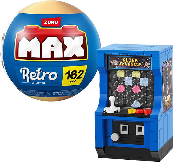 Фото - Пластиковий конструктор ZURU в капсулі MAX серії Retro S1 - ІГРОВИЙ АРКАДНИЙ АВТОМАТ (83185BGQ8)