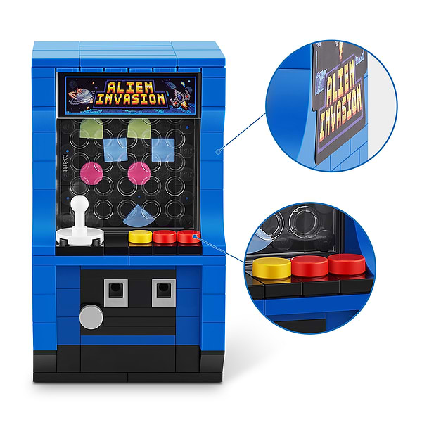 Фото - Пластиковий конструктор ZURU в капсулі MAX серії Retro S1 - ІГРОВИЙ АРКАДНИЙ АВТОМАТ (83185BGQ8)