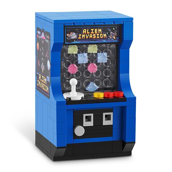 Фото - Пластиковий конструктор ZURU в капсулі MAX серії Retro S1 - ІГРОВИЙ АРКАДНИЙ АВТОМАТ (83185BGQ8)