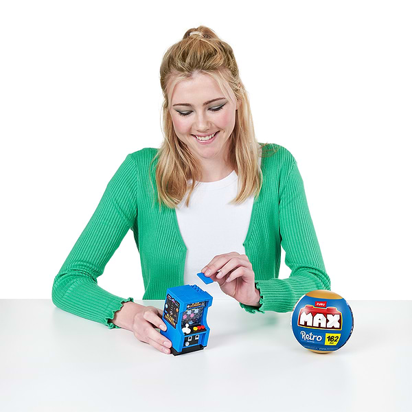Фото - Пластиковий конструктор ZURU в капсулі MAX серії Retro S1 - ІГРОВИЙ АРКАДНИЙ АВТОМАТ (83185BGQ8)