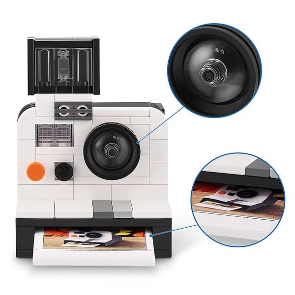 Фото - Пластиковий конструктор ZURU у капсулі MAX серії Retro S1 – ФОТОАПАРАТ ПОЛАРОЇД (83185EGQ8)