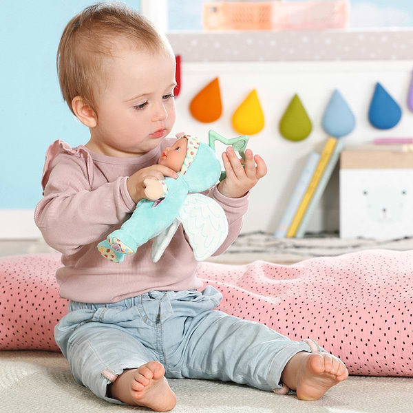 Фото - М'який пупс Baby Born For babies – Блакитне янголятко (18 cm) (832295-1)