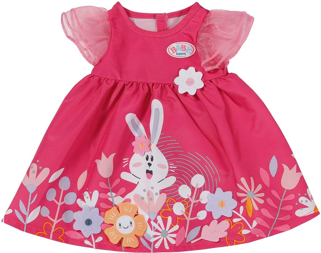 Одежда и аксессуары для куклы Baby Born Платье с цветами 43 см (832639)
