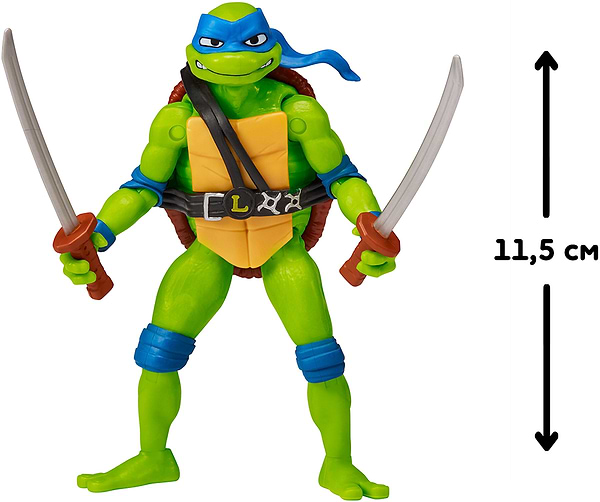 Фото - Коллекционная фигурка TMNT «Черепашки-Ниндзя MOVIE III» – ЛЕОНАРДО (83281)