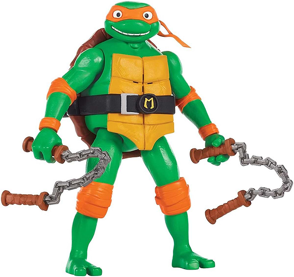 Фото - Колекційна фігурка TMNT «Черепашки-Ніндзя MOVIE III» –  МІКЕЛАНДЖЕЛО (звук) (83353)