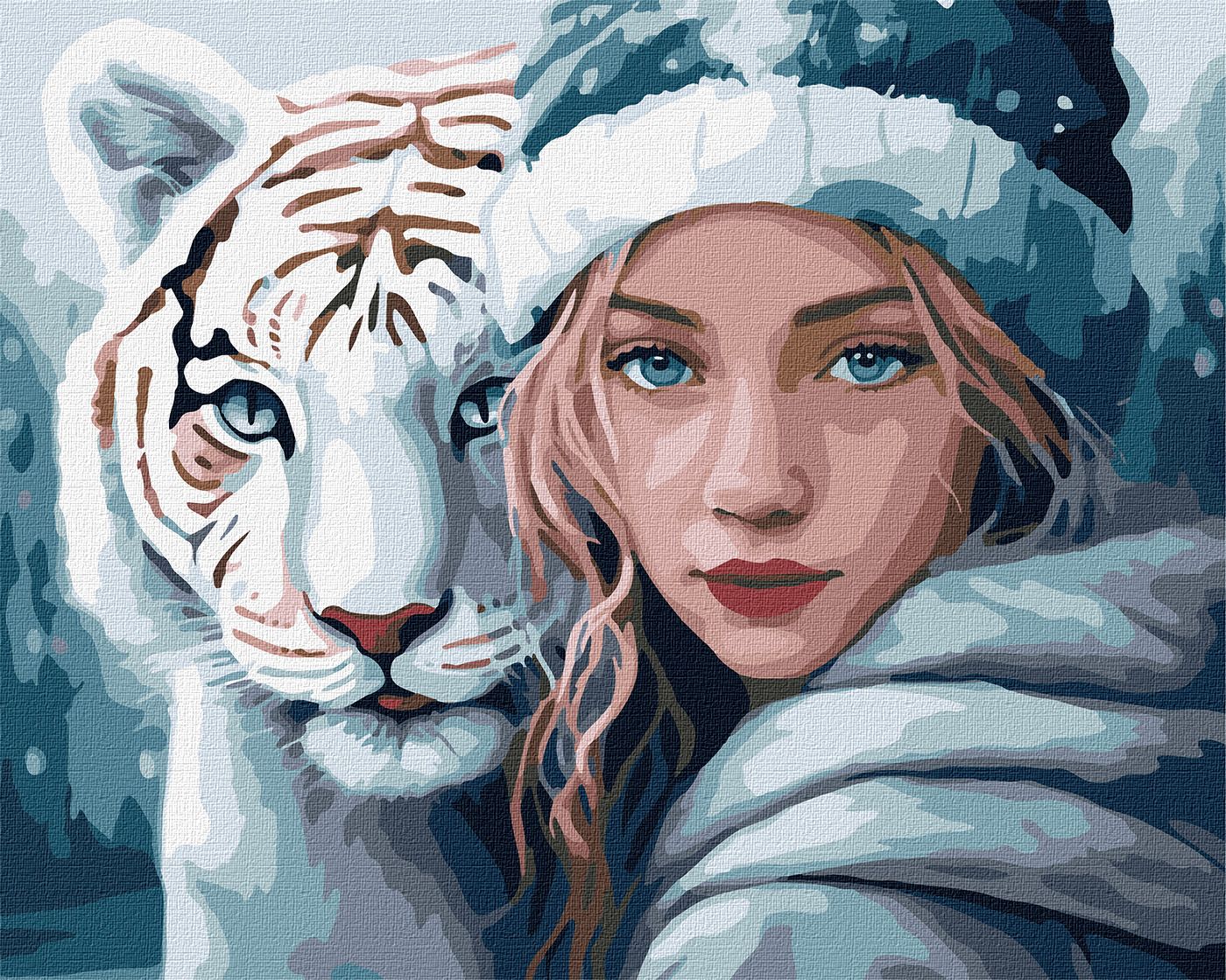 Картина по номерам Ideyka "Зимнее тепло" 40х50 см (KHO8342)