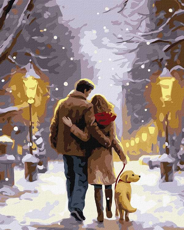 Фото - Картина по номерам Ideyka "Семейная прогулка" 40х50см (KHO8348) Фото - Картина по номерам Ideyka "Семейная прогулка" 40х50см (KHO8348)