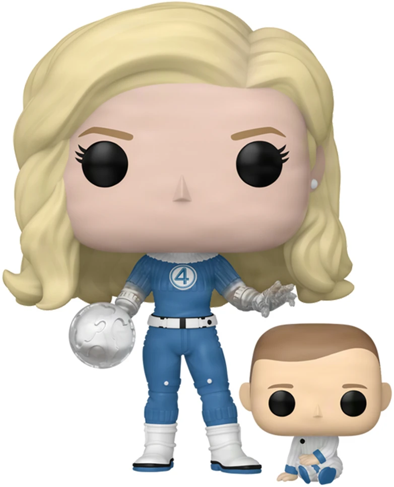 Набір ігрових фігурок FUNKO POP! серії Фантастична 4: Перші кроки - НЕБАЧНА ЛЕДІ І ФРАНКЛІН (83583)