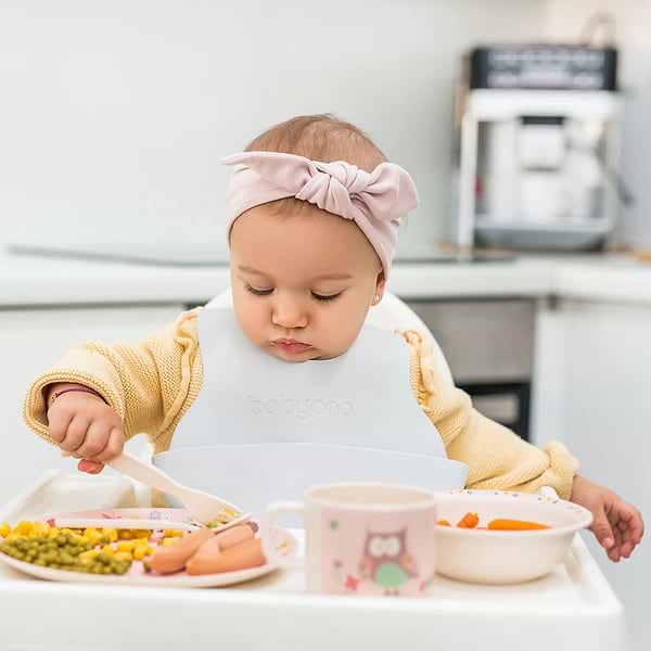 Фото - Нагрудник каучуковий BabyOno з регульованою застібкою (835)