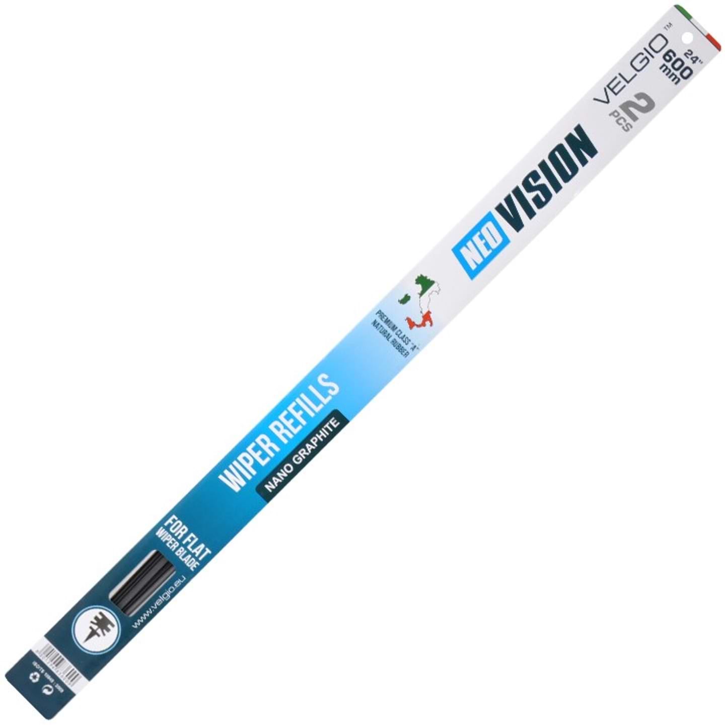Змінна гумка для щітка склоочисника Velgio Neo Vision 24/600мм (83600)