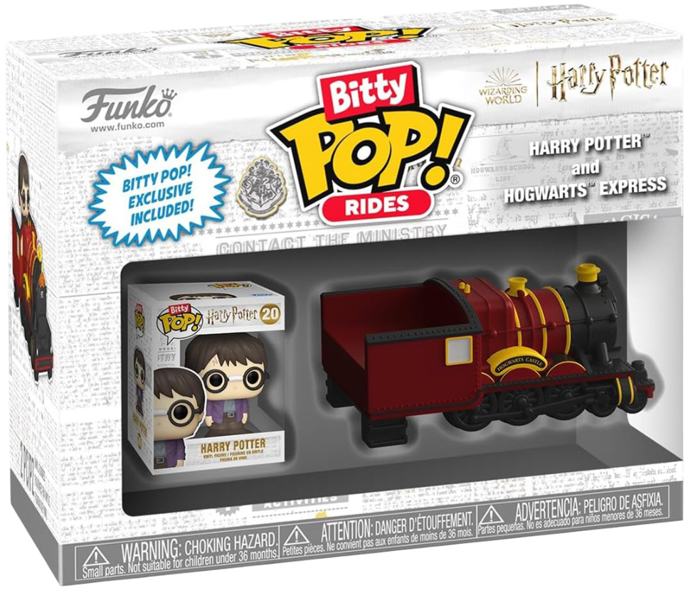 Колекційна фігурка FUNKO BITTY POP! Ride серії Гаррі Поттер - ГАРРІ ПОТТЕР І ХОГВАРТСЬКИЙ ЕКСПРЕС (83622) - Фото 1