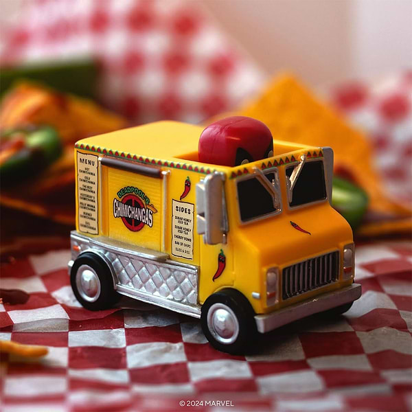 Фото - Коллекционная фигурка FUNKO BITTY POP! Ride серии Марвел - ДЭДПУЛ И ГРУЗОВИК ЧИМИЧАНГИ (83625)