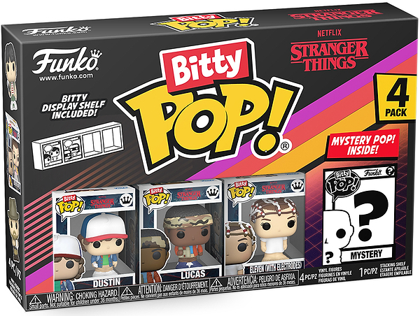 Фото - Ігрова фігурка-сюрприз набір FUNKO BITTY POP! серії Дуже дивні справи - ДАСТИН (4 фігурки в ас.) (83662)