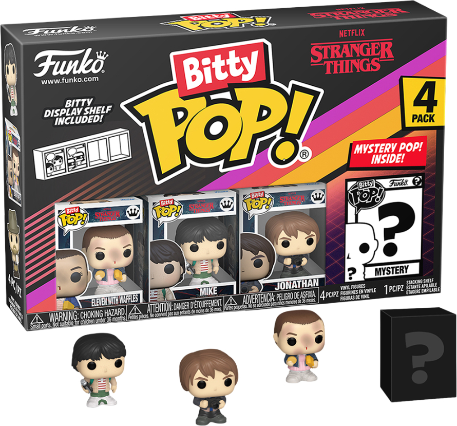 Ігрова фігурка-сюрприз набір FUNKO BITTY POP! серії Дуже дивні справи - ОДИННАДЦЯТЬ (4 фігурки в ас.) (83663)