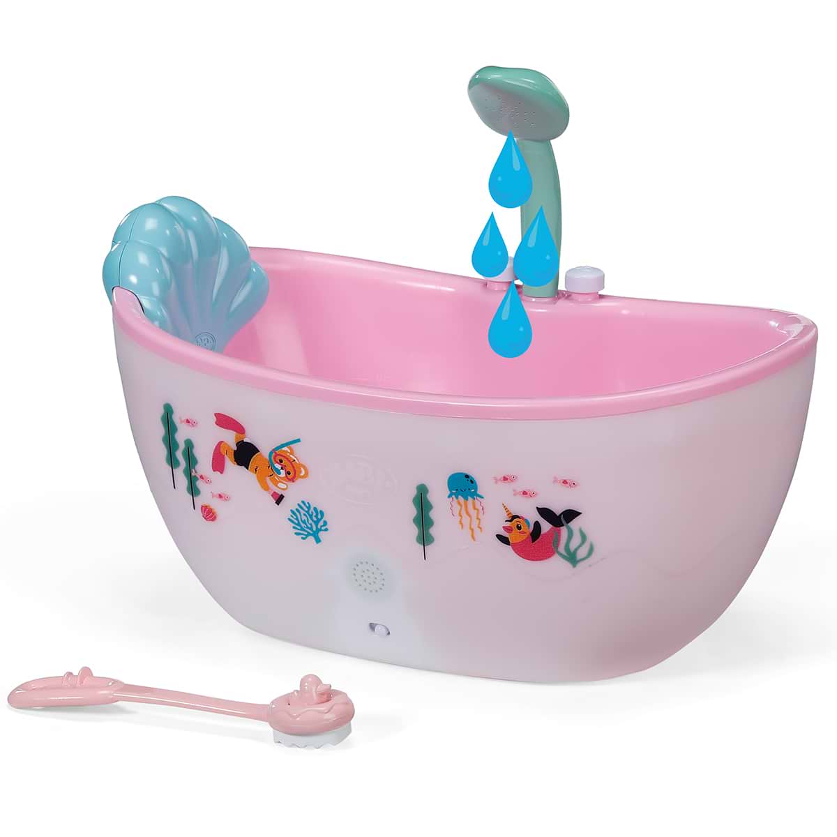 Меблі для пупса Baby Born серії Click and Play – КАЗКОВЕ КУПАННЯ (світло, звук) (837993)