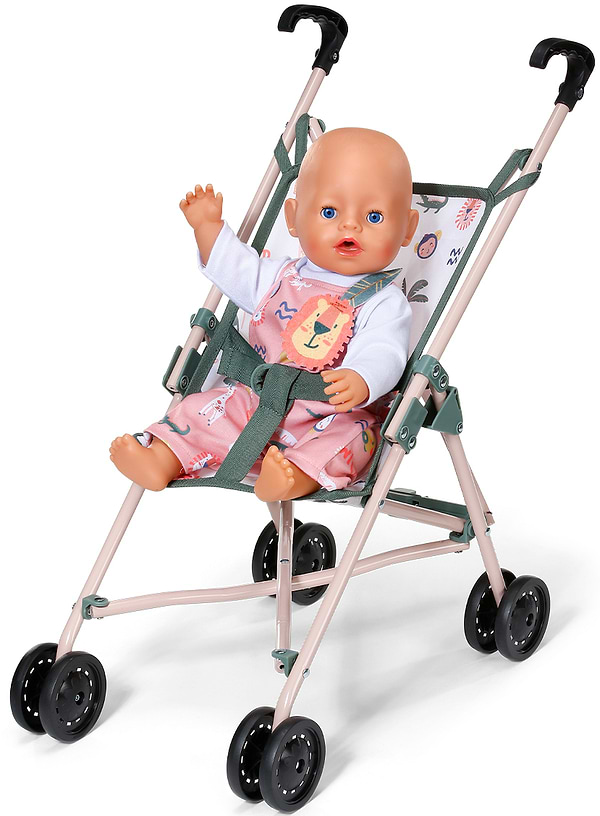 Фото - Коляска для куклы и пупса Baby Born ТРОПИКИ (прогулочная, складная) (838327)