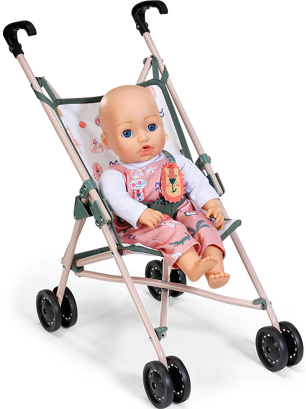 Фото - Коляска для куклы и пупса Baby Born ТРОПИКИ (прогулочная, складная) (838327)